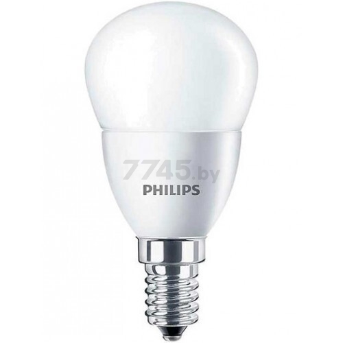 Лампа светодиодная E14 6 Вт PHILIPS Essential Lustre P45